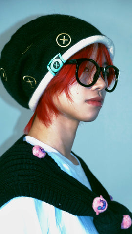 OX Embroider Beanie PINK