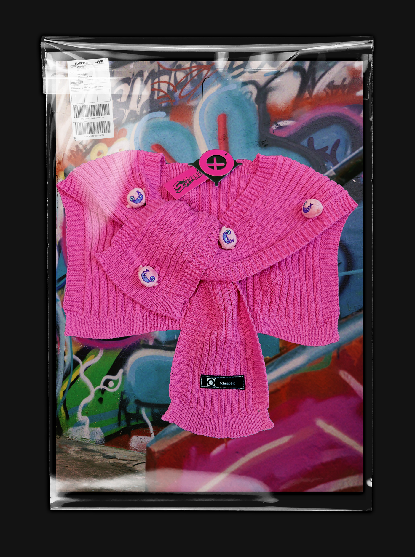 Monsters knit Stole