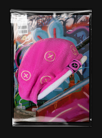OX Embroider Beanie PINK