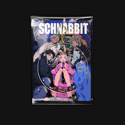 SCHNABBIT Family Round Keychain