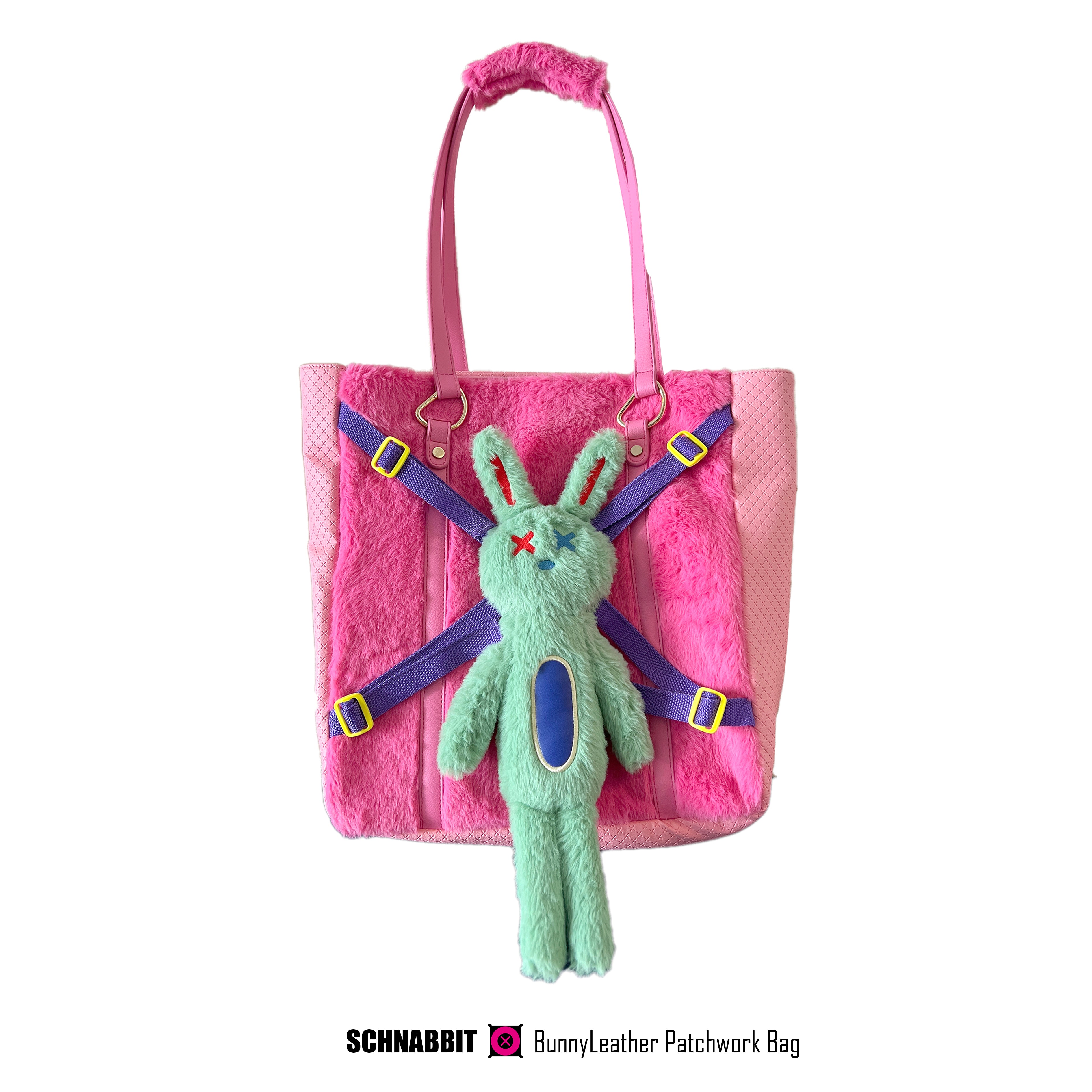 Bunny Leather Patch Bag