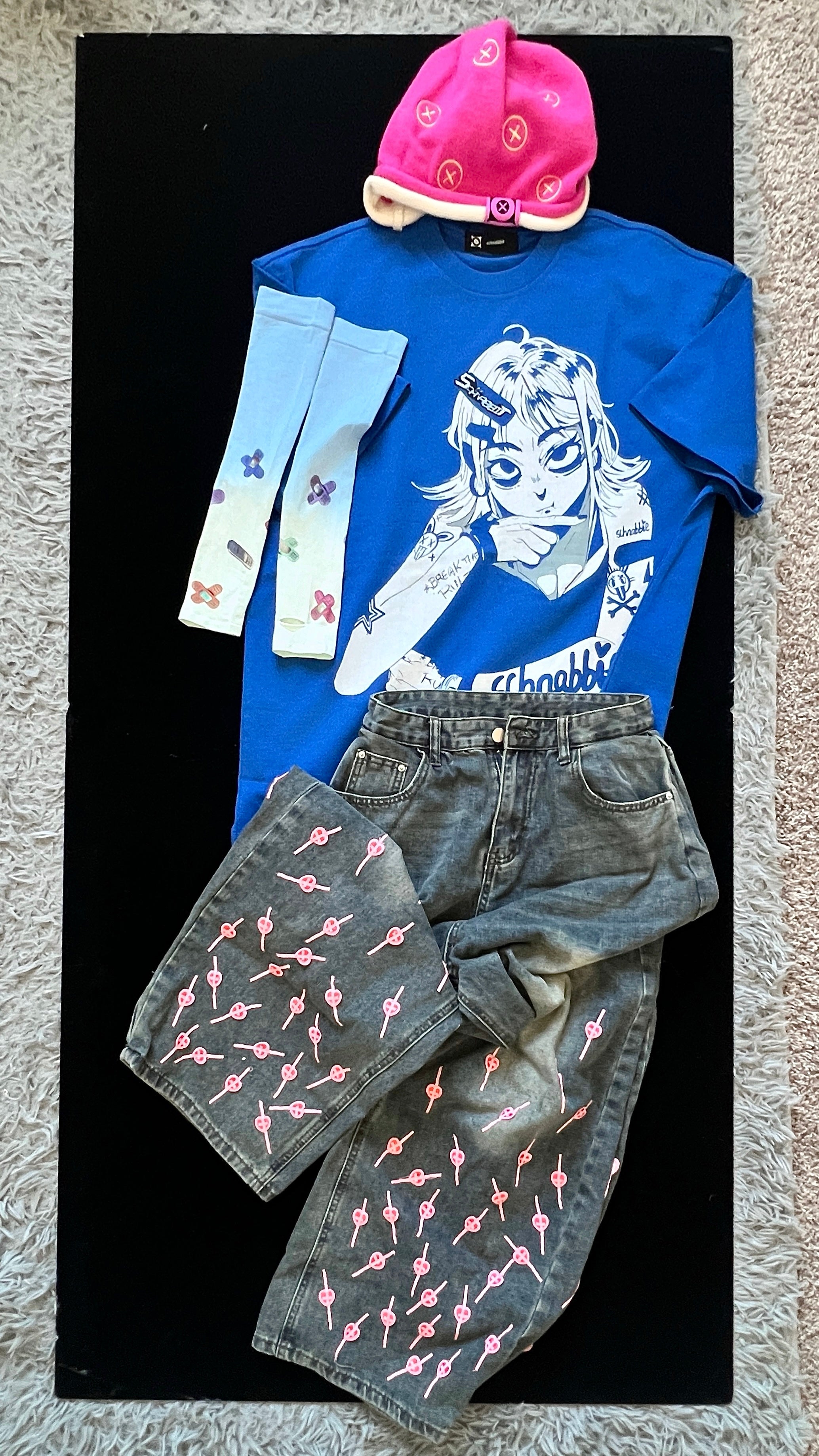 Avocado DIY Tee – Electric Blue
