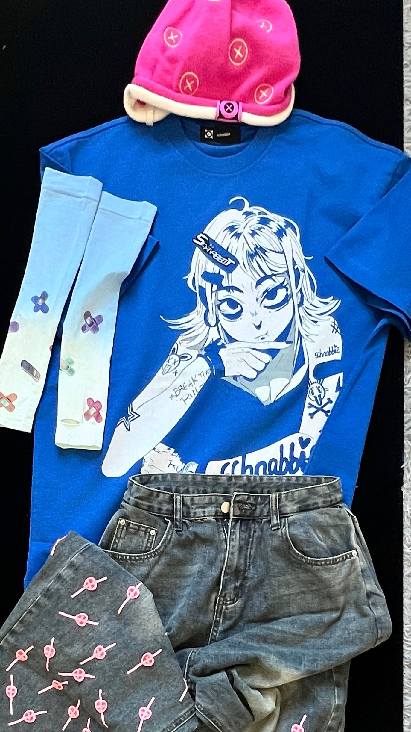 Avocado DIY Tee – Electric Blue