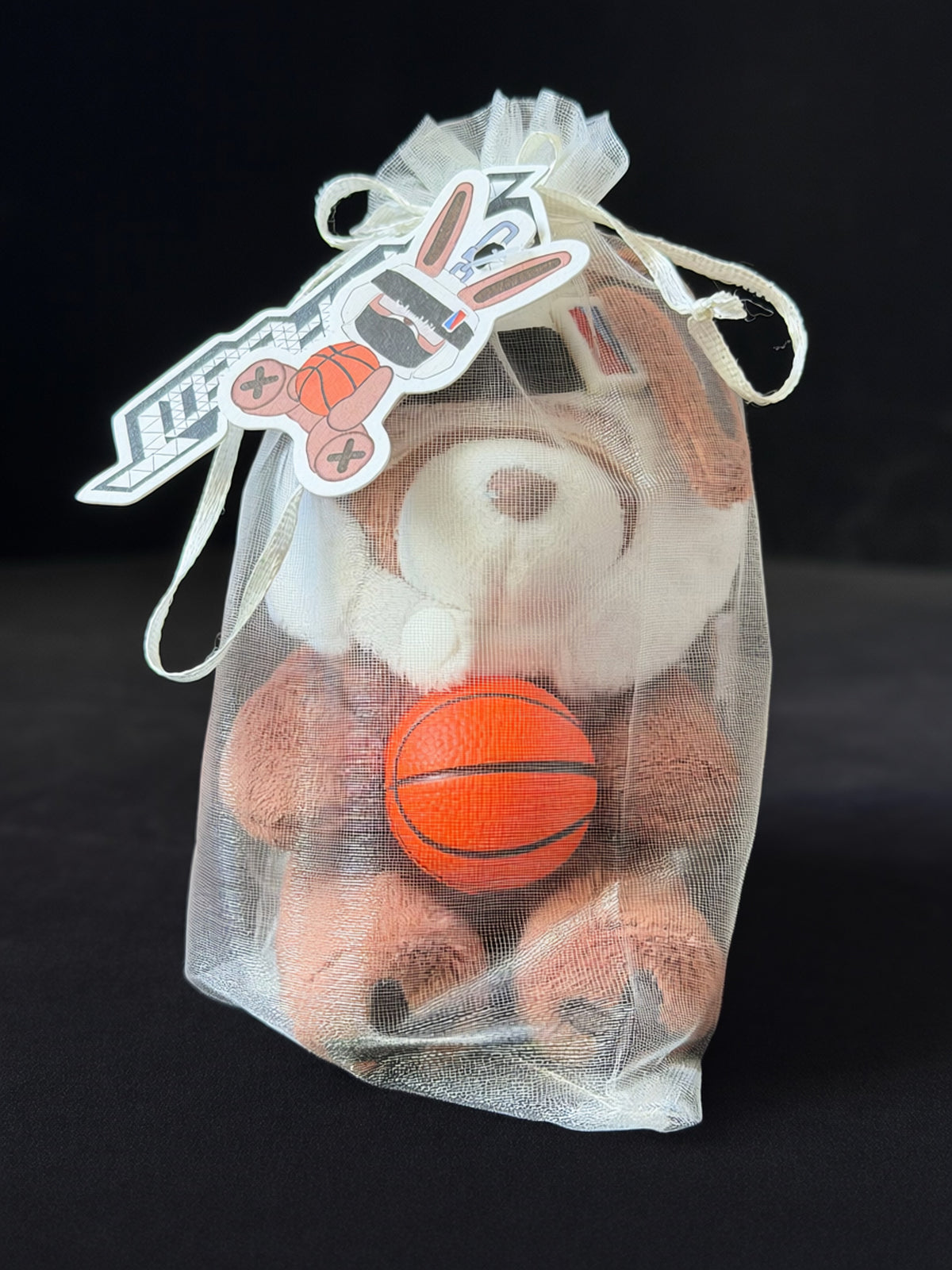 Basketball Plush Key Charm
