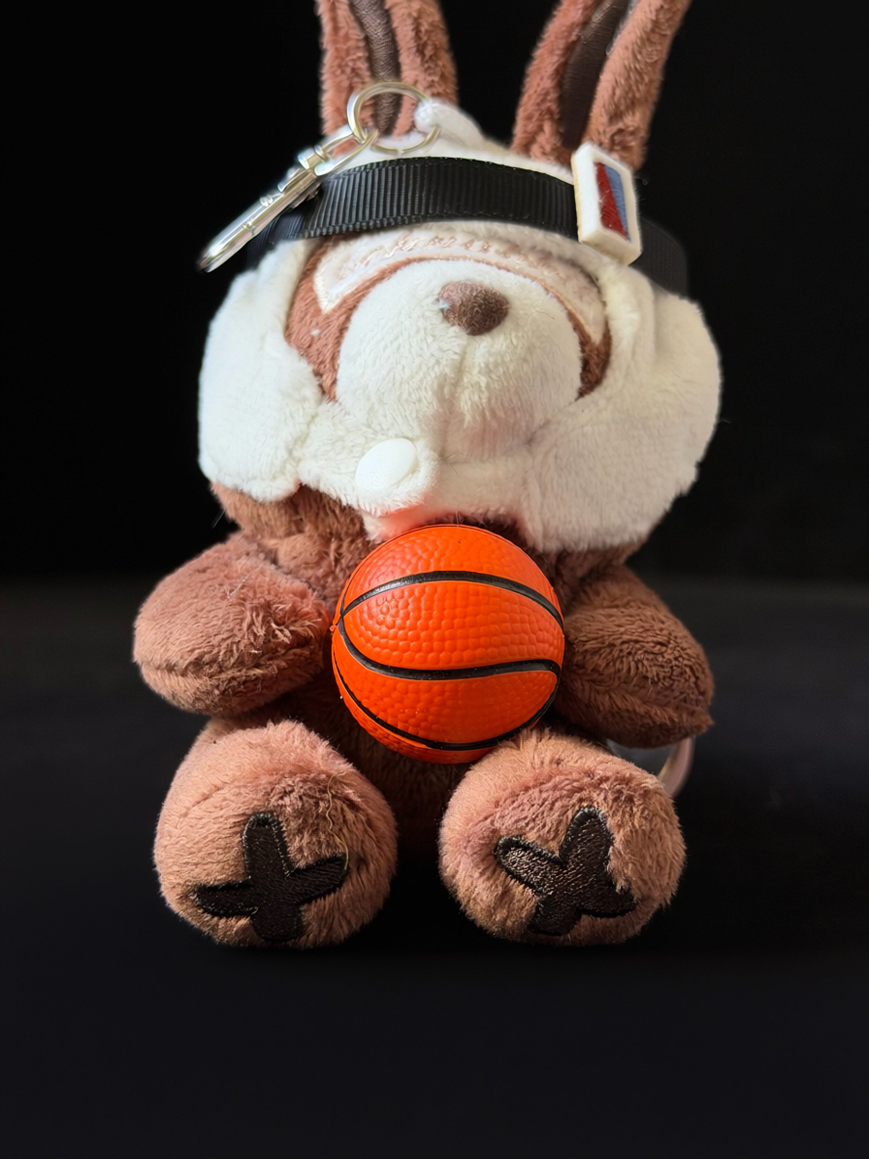 Basketball Plush Key Charm