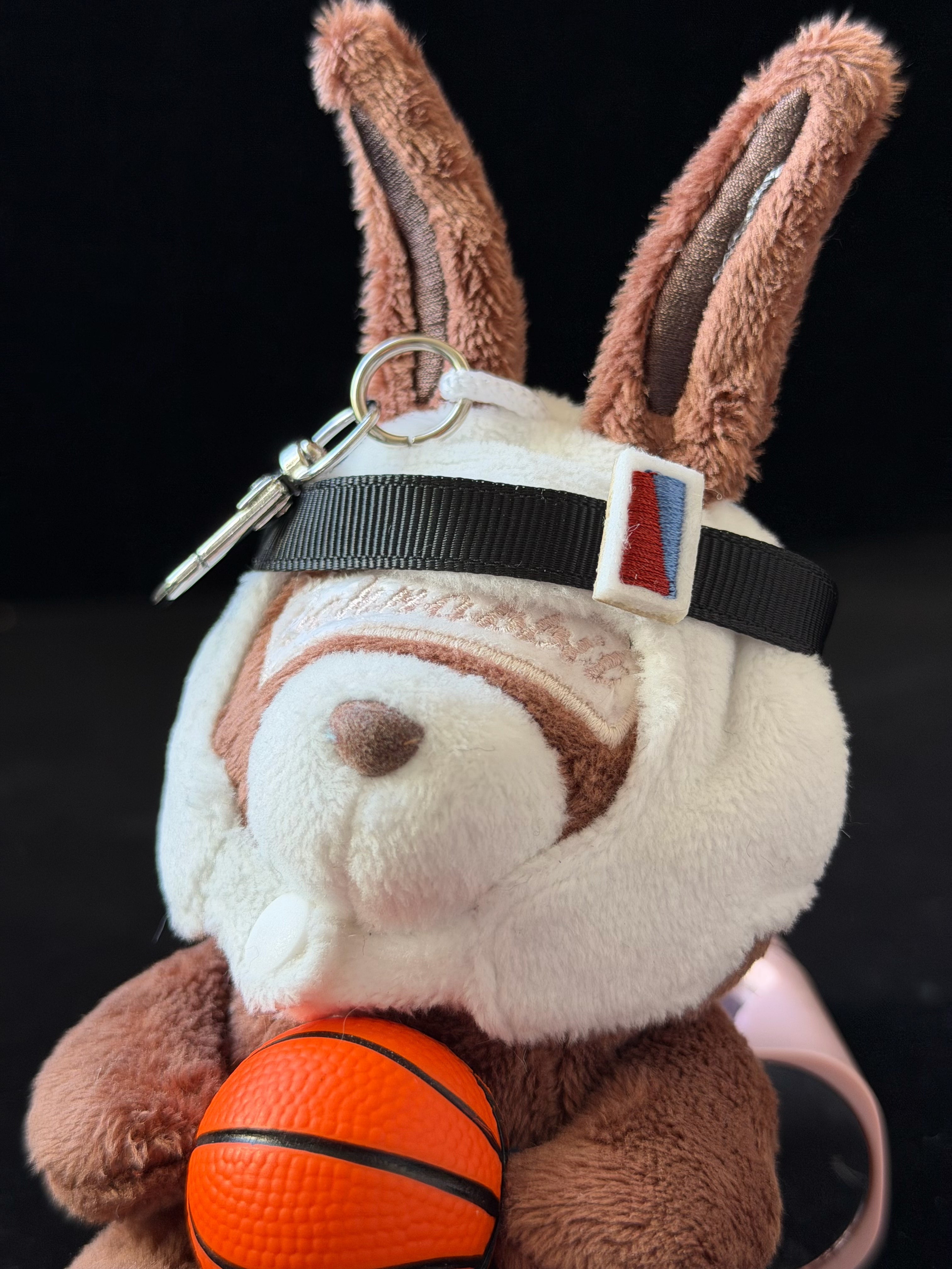Basketball Plush Key Charm