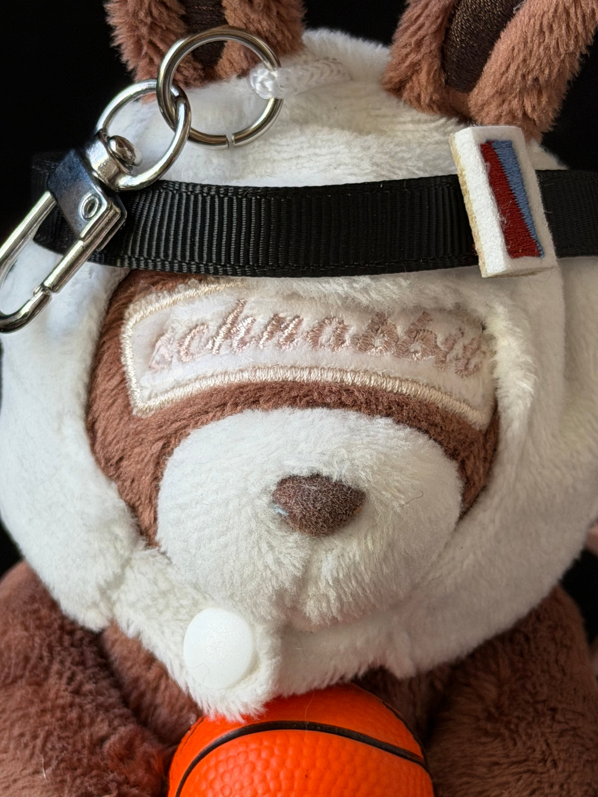 Basketball Plush Key Charm