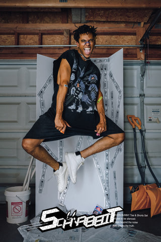 Raven Bunny Tee & Shorts Set