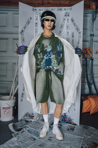 Croc Bunny Tee & Shorts Set