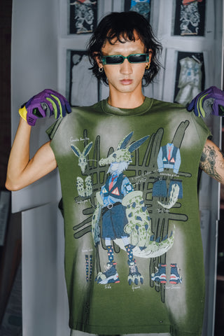 Croc Bunny Tee & Shorts Set