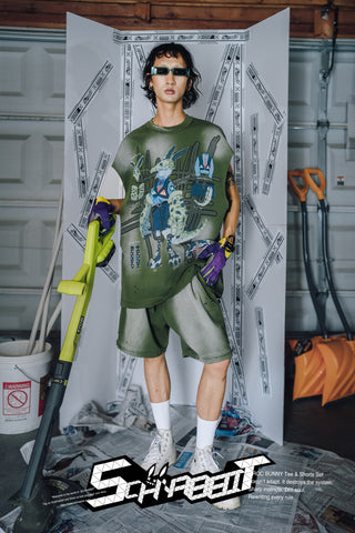 Croc Bunny Tee & Shorts Set