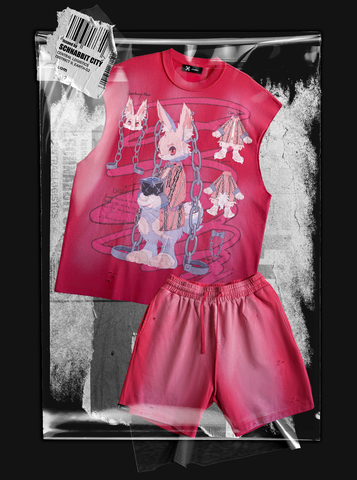 Bound Bunny Tee & Shorts Set